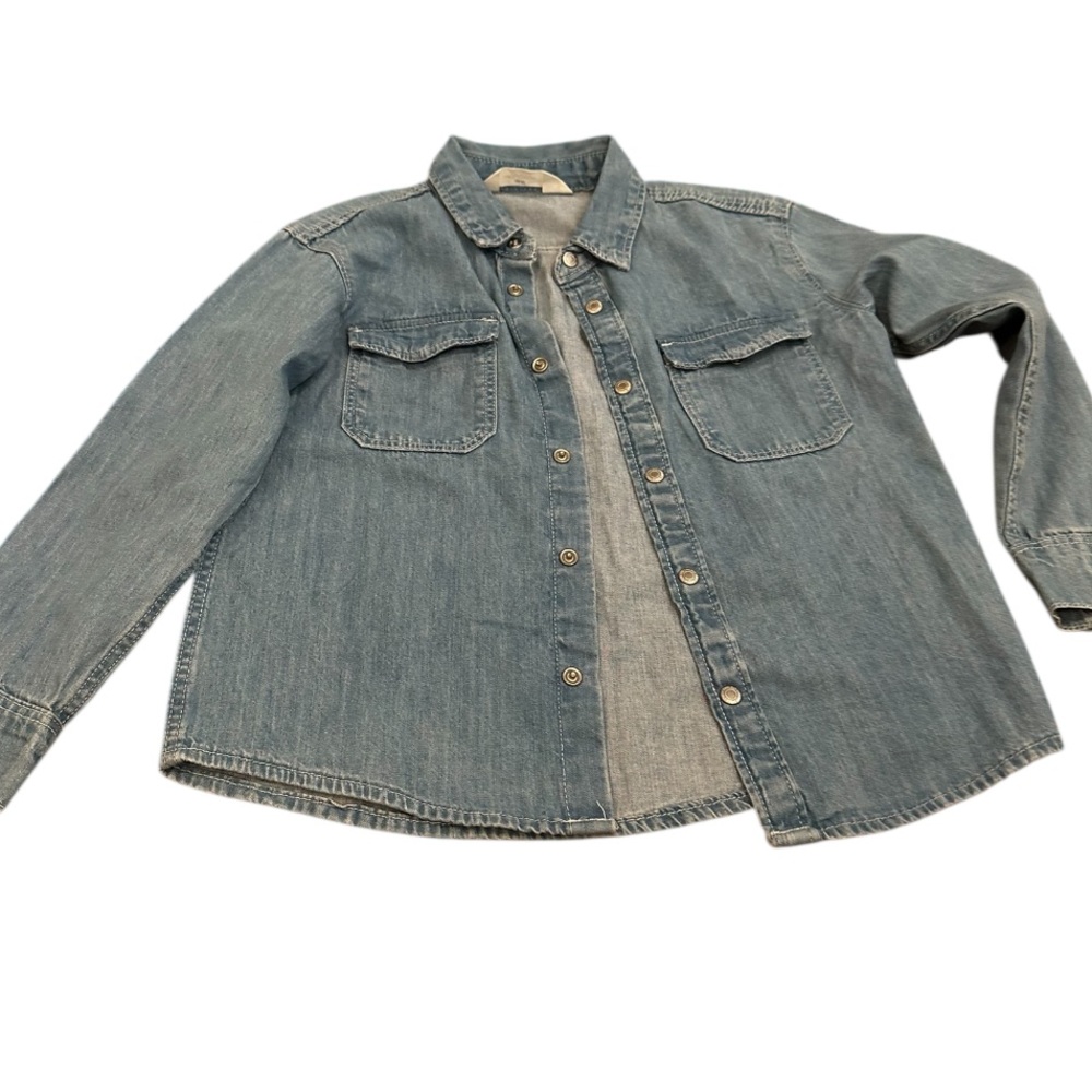 Classic Blue Denim button-down shirt